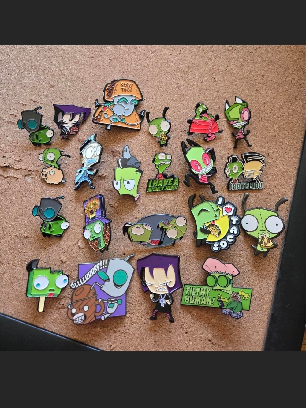 Invader Zim Bundle Of Enamel Pins